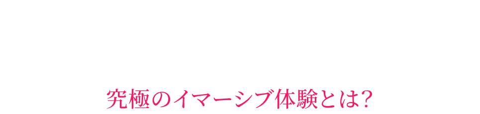 About 究極のイマーシブ体験とは？